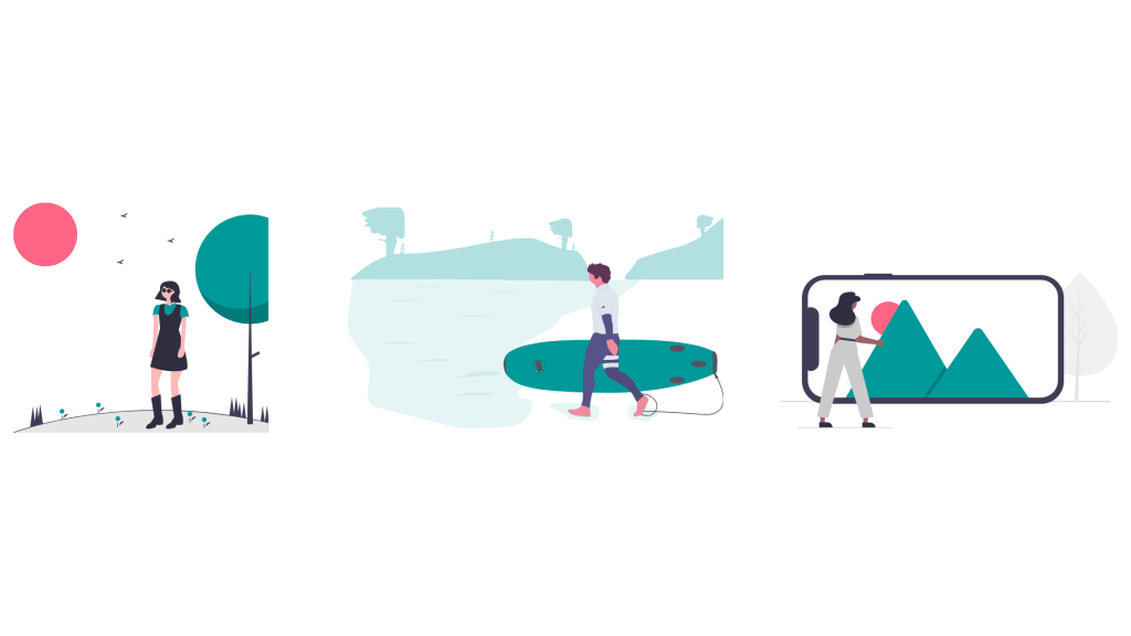 illustration indiquant les pratiques des voyageurs français en 2021 et le rapport qu'a le numérique avec le slowtourisme